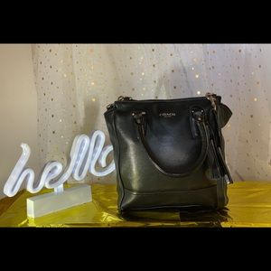 Authentic Coach Leather Crossbody Mini Tote